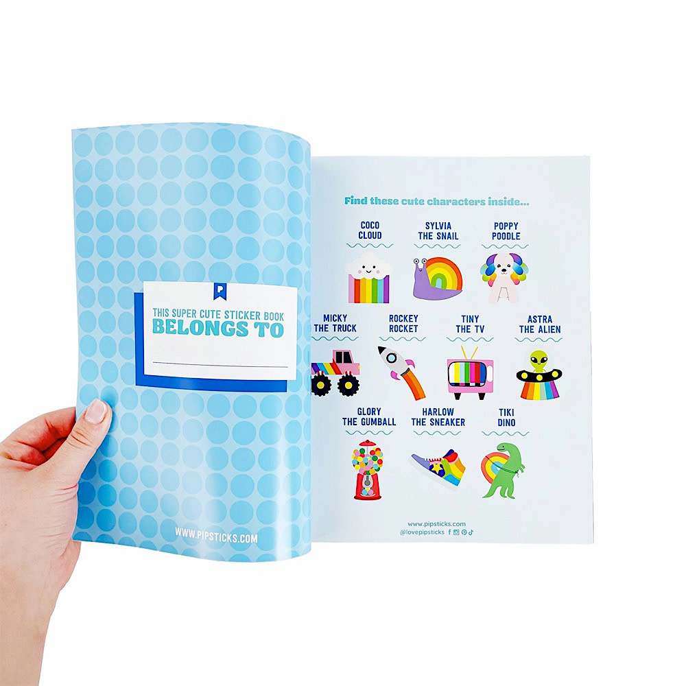Pipsticks Sticker Dot by Number - Volume 1