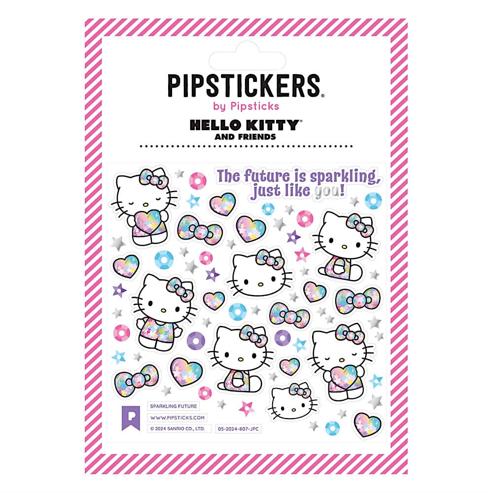 Pipsticks Sticker Sheet - Hello Kitty Sparkling Future