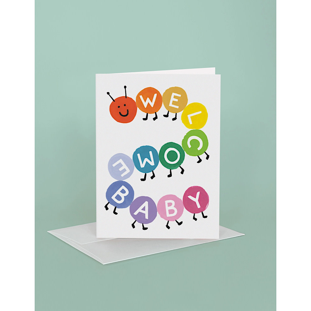 Idlewild Co. Idlewild - Caterpillar Baby Card