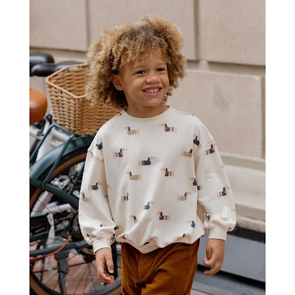 Rylee + Cru Relaxed Sweatshirt - Dachshund