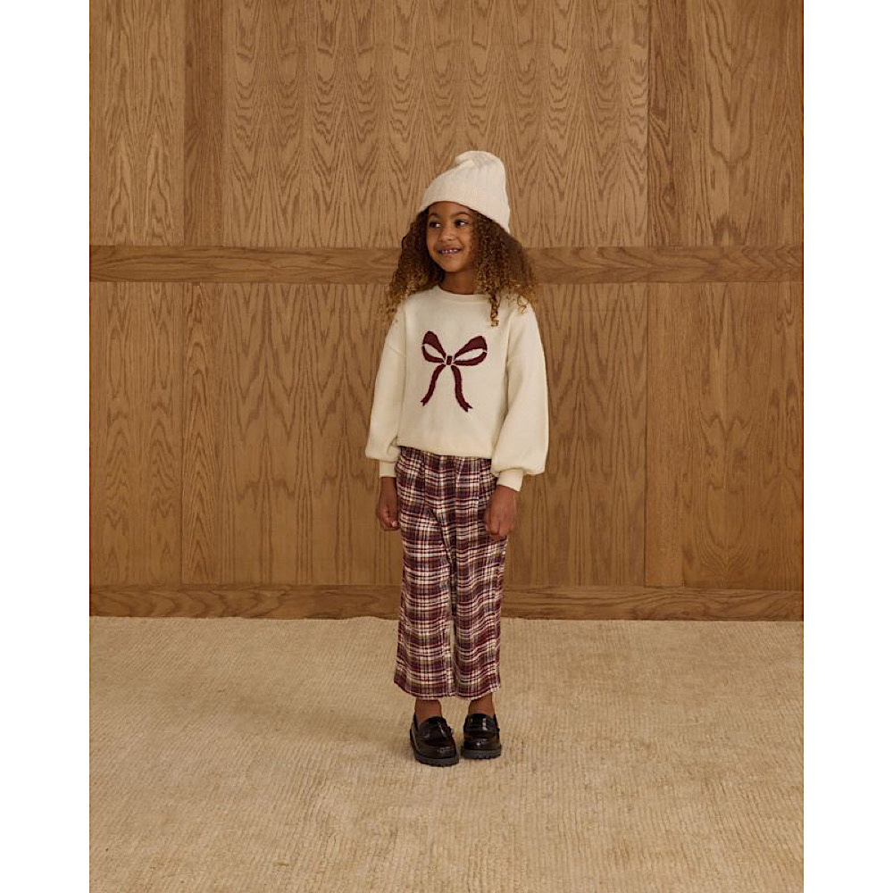 Rylee  + Cru Aspen Sweater - Bow