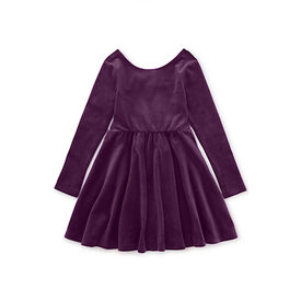 Tea Collection Tea Collection Velour Ballet Dress - Cosmic Berry