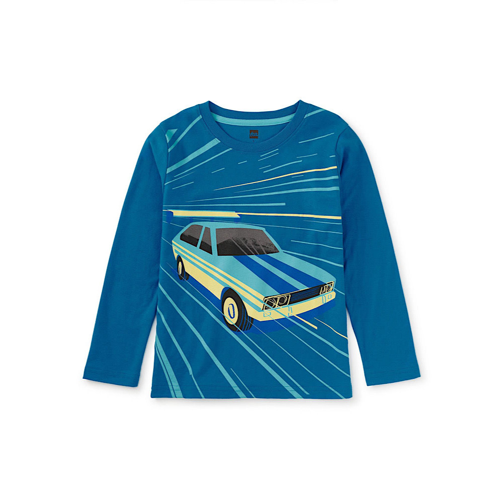 Tea Collection Vintage Racecar Graphic Tee - Swedish Blue