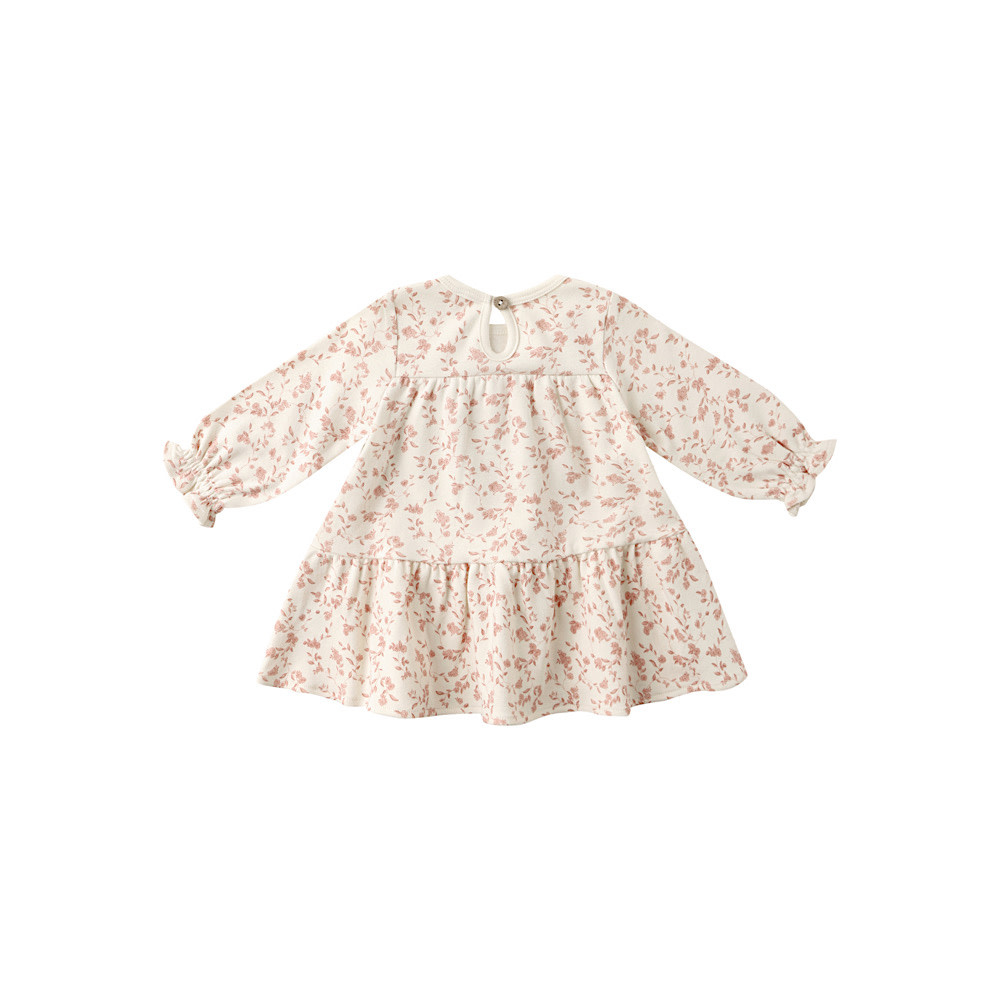 Quincy Mae Tiered Jersey Dress - French Garden