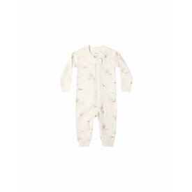 Quincy Mae Quincy Mae Zip Long Sleeve Sleeper - Fox Land