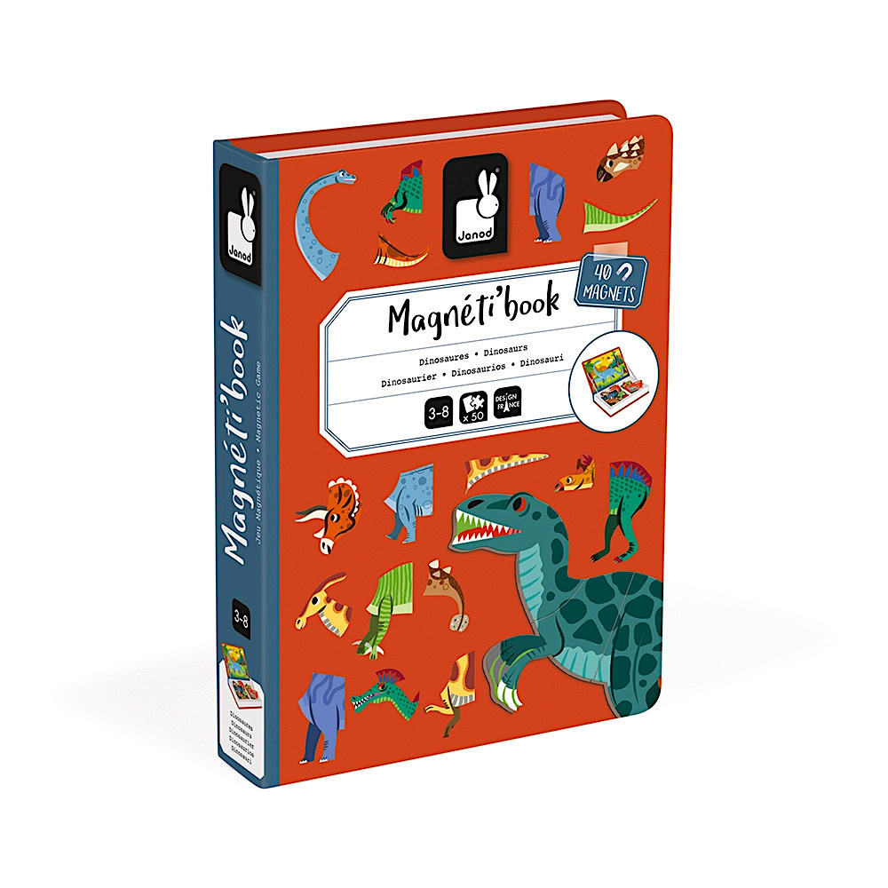 Janod Magneti'book - Dinosaurs