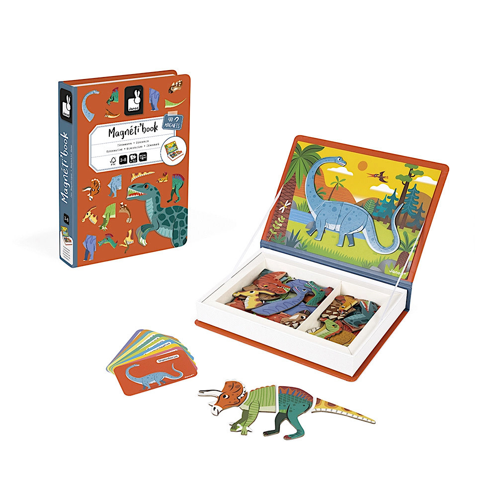 Janod Magneti'book - Dinosaurs