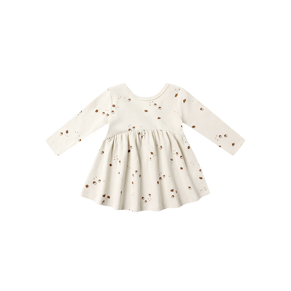 Quincy Mae Ribbed Long Sleeve Dress - Acorns