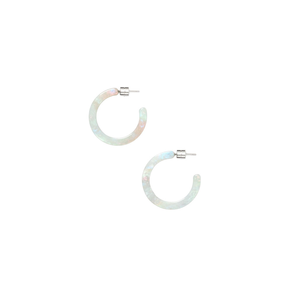 Machete Mini Hoop Earrings - Astral Mint