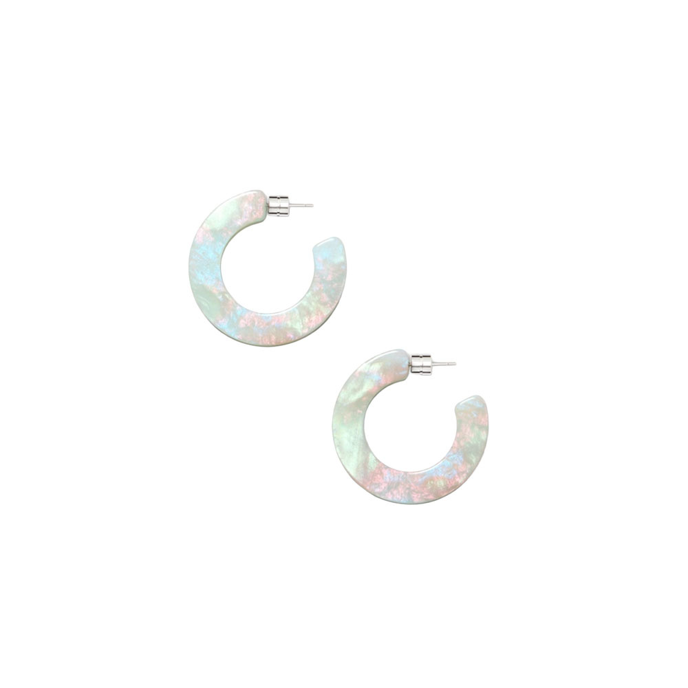 Machete Kate Hoop Earrings - Astral Mint