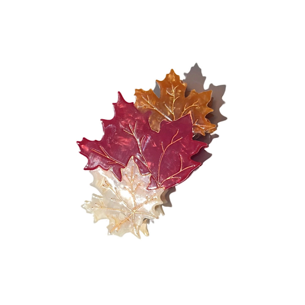 Maple Leaves Claw Hair Clip