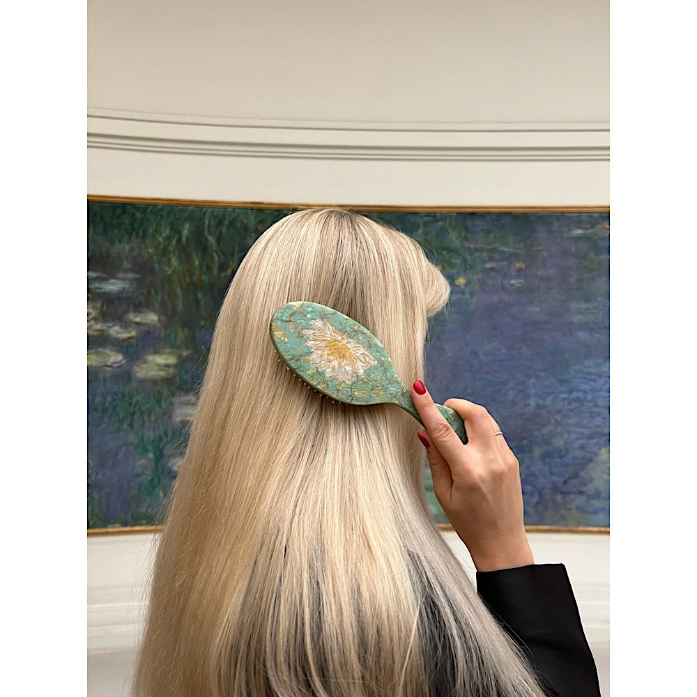 Acetate 2-1 Daily Hair Large Brush - Waterlily