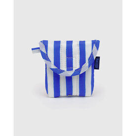 Baggu Baggu Puffy Earbuds Case - Blue Painted Stripe