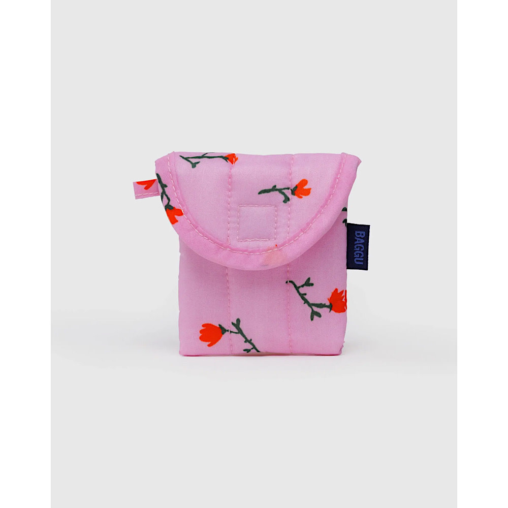 Baggu Baggu Puffy Earbuds Case - Painted Wildflower