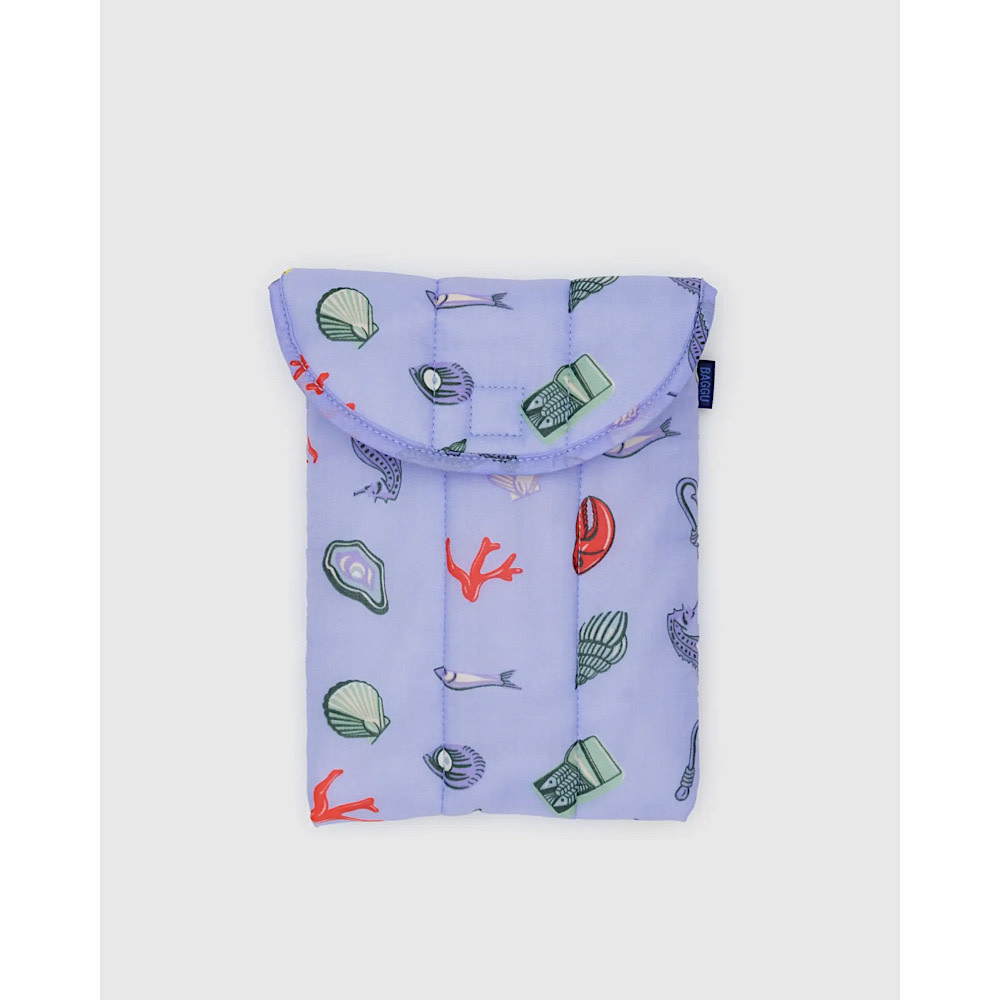 Baggu Baggu Puffy Tablet Sleeve 8" - Sea Charms