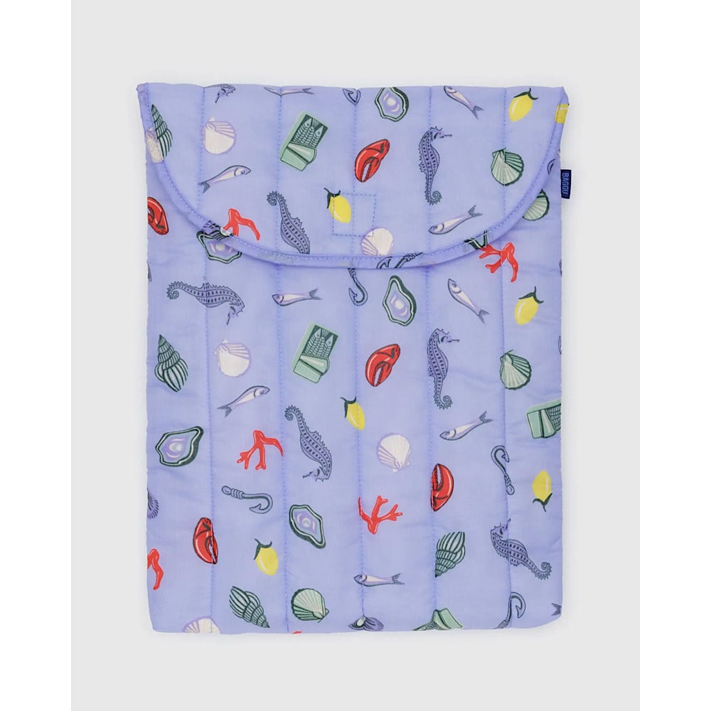 Baggu Baggu Puffy Laptop Sleeve 16" - Sea Charms