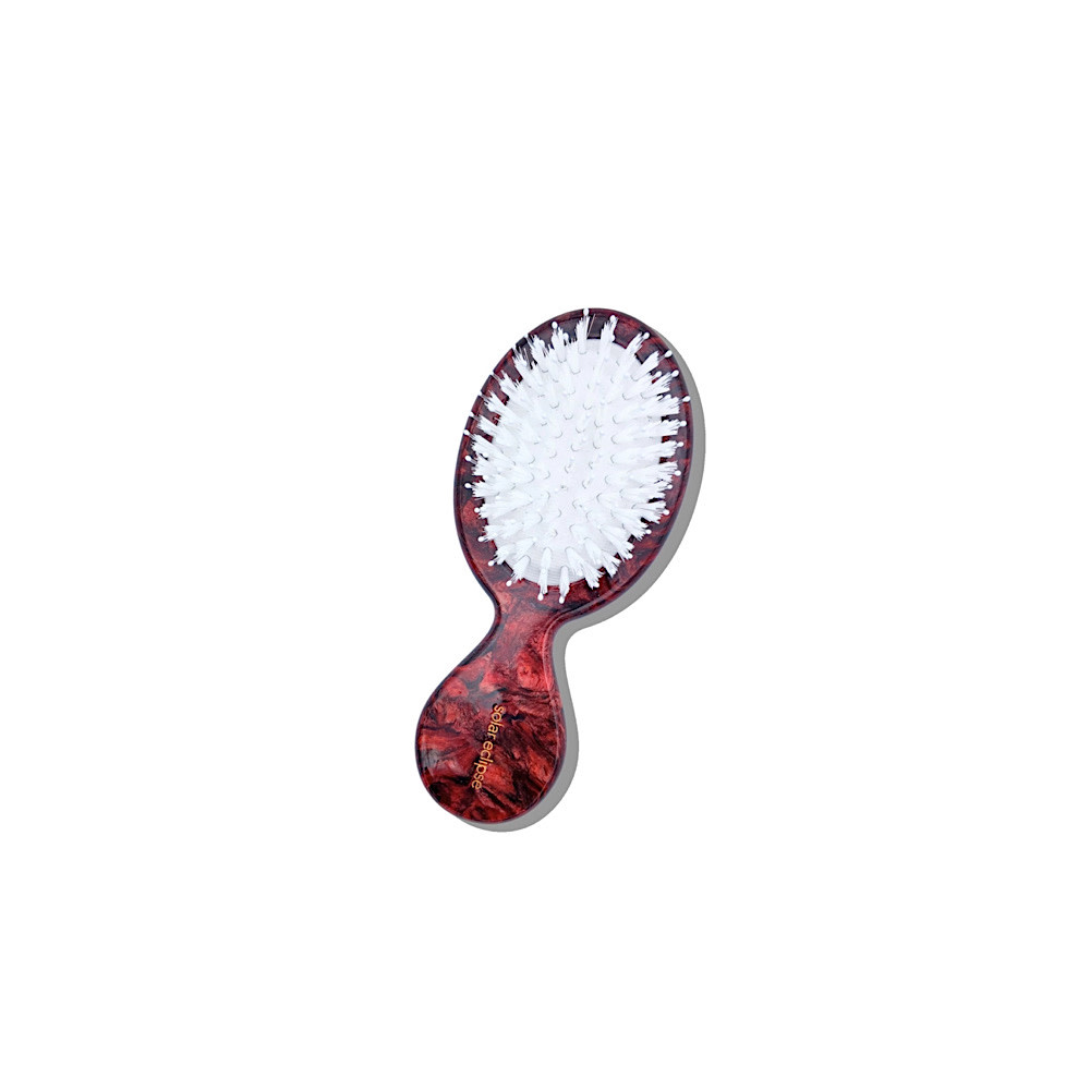 Solar Eclipse Handbag Hero Travel Small Hair Brush - Vintage Bow