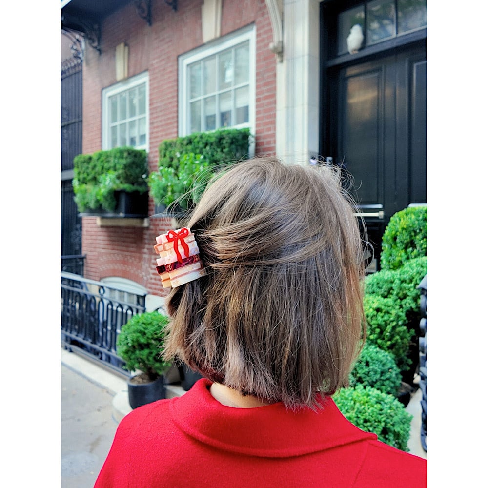 Bow Bookstack Claw Hair Clip