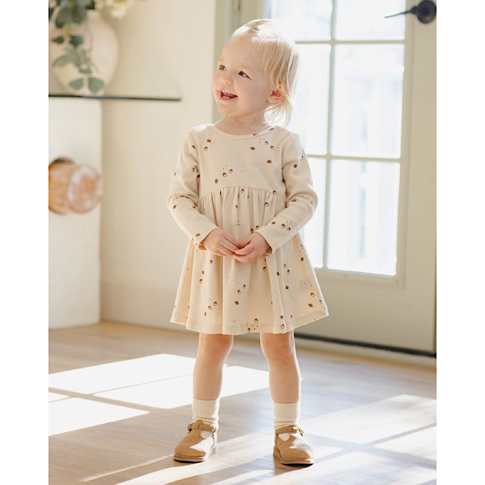 Quincy Mae Ribbed Long Sleeve Dress - Acorns