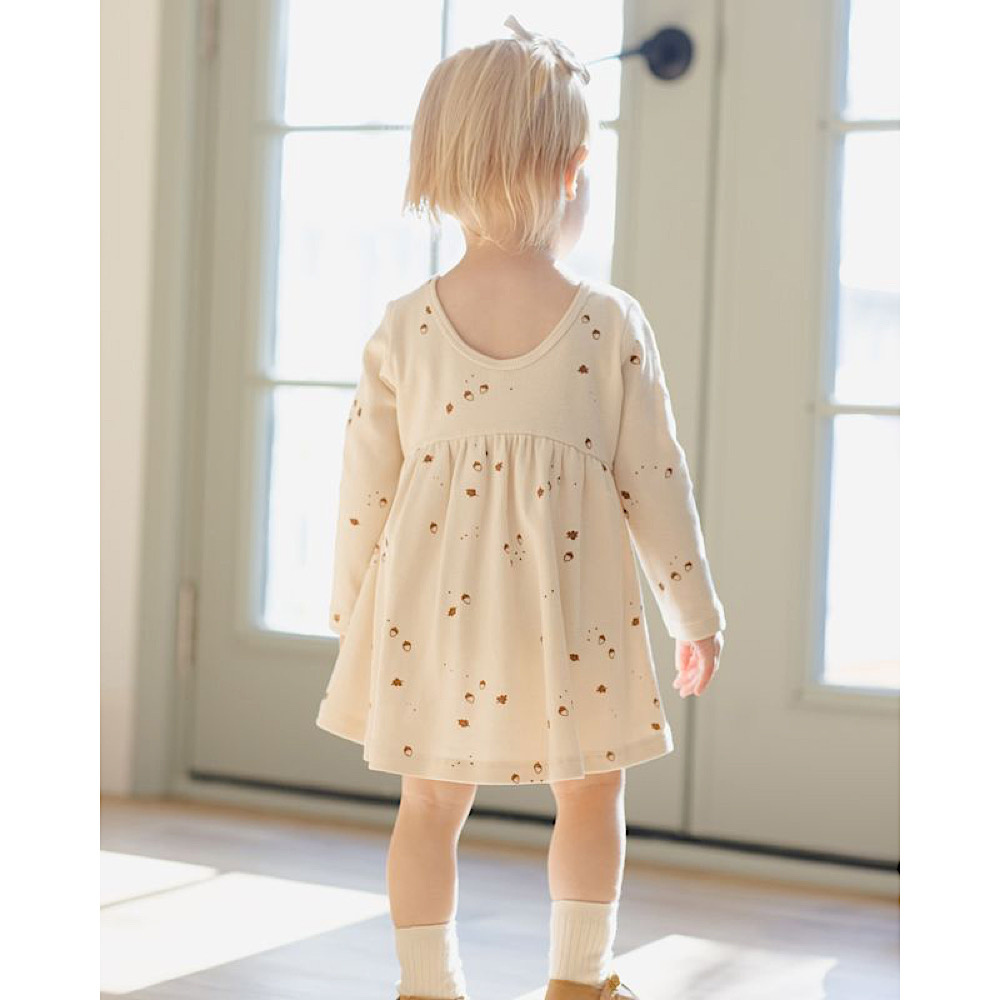 Quincy Mae Ribbed Long Sleeve Dress - Acorns