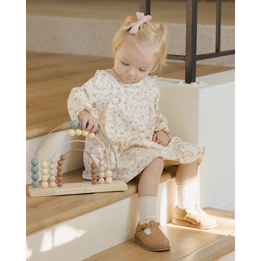 Quincy Mae Tiered Jersey Dress - French Garden