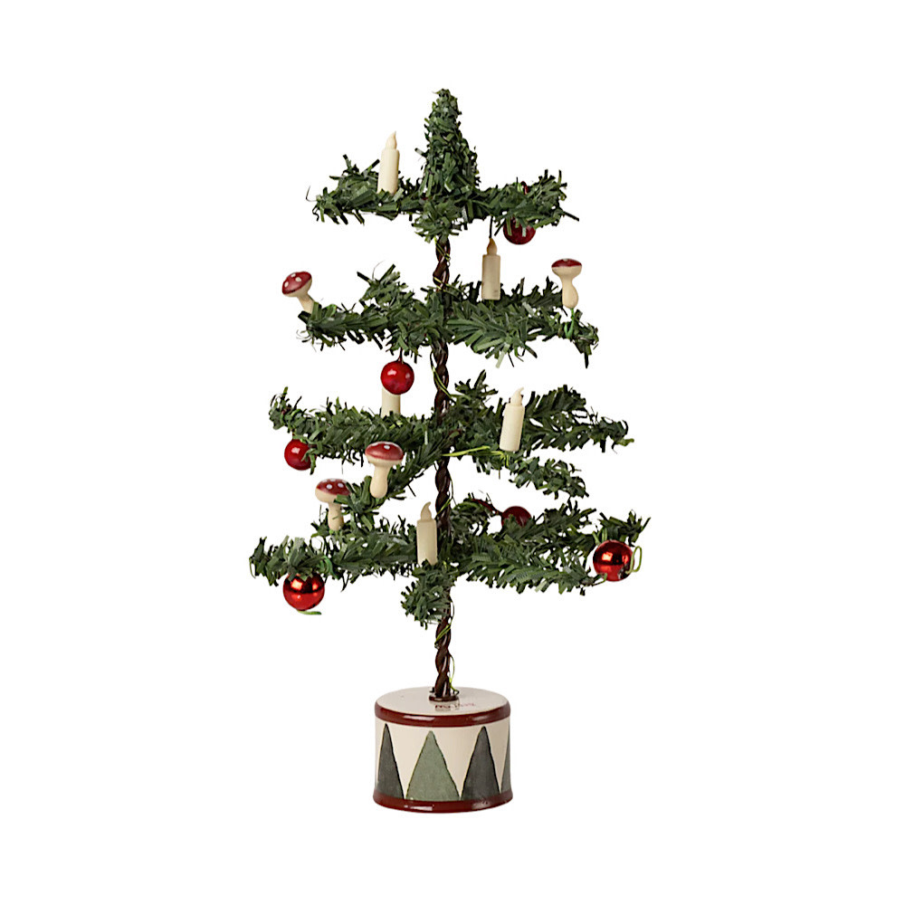 Maileg Christmas Tree - Mushrooms & Candles