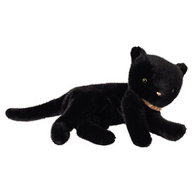 Maileg Maileg Sleeping Plush Kitten - Medium - Black