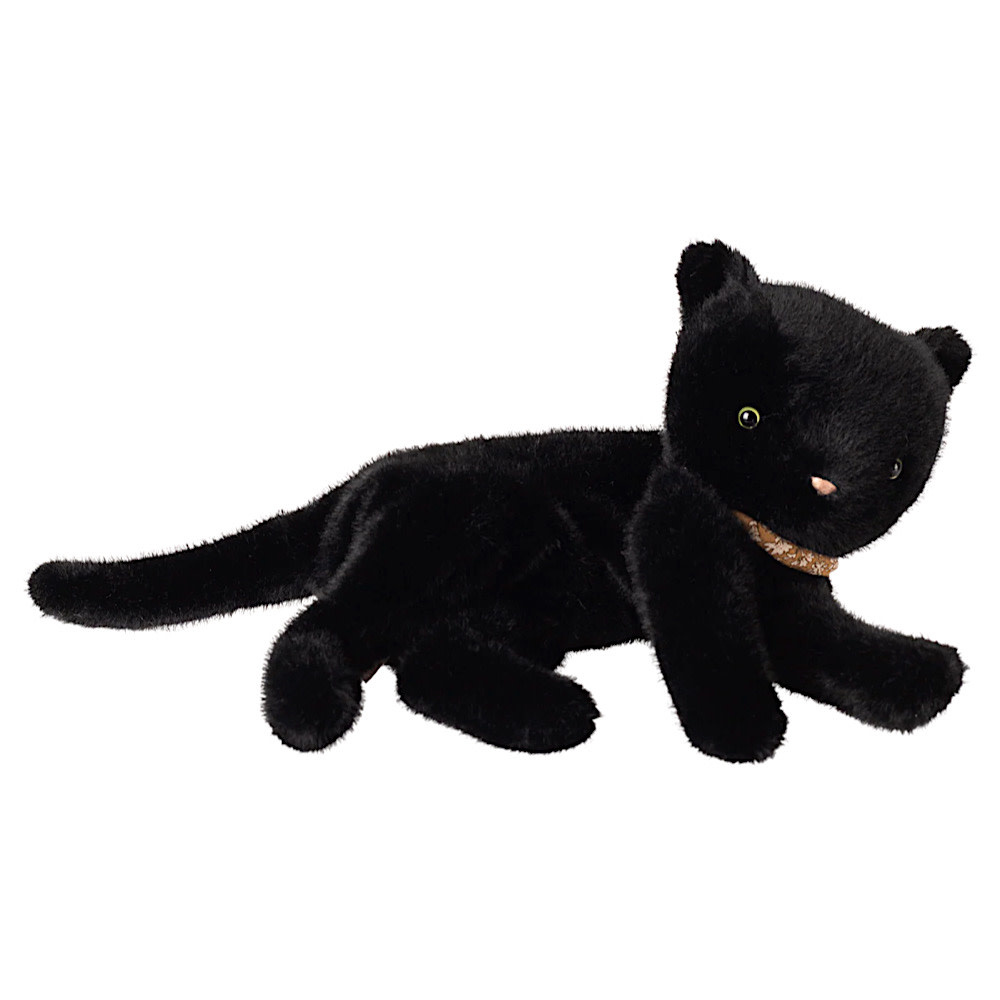 Maileg Sleeping Plush Kitten - Medium - Black