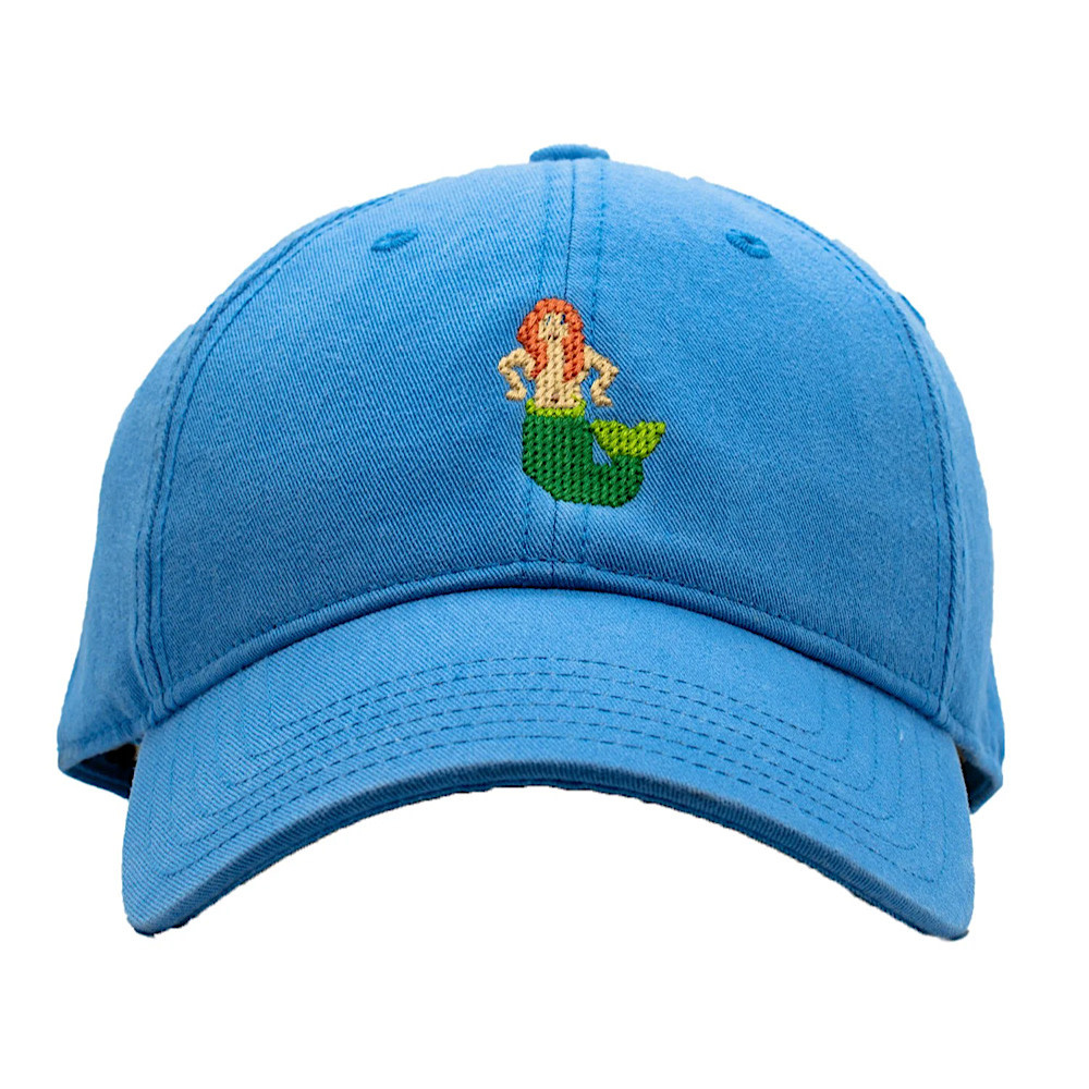 Harding Lane Harding Lane Adult Baseball Hat - Mermaid - Light Blue