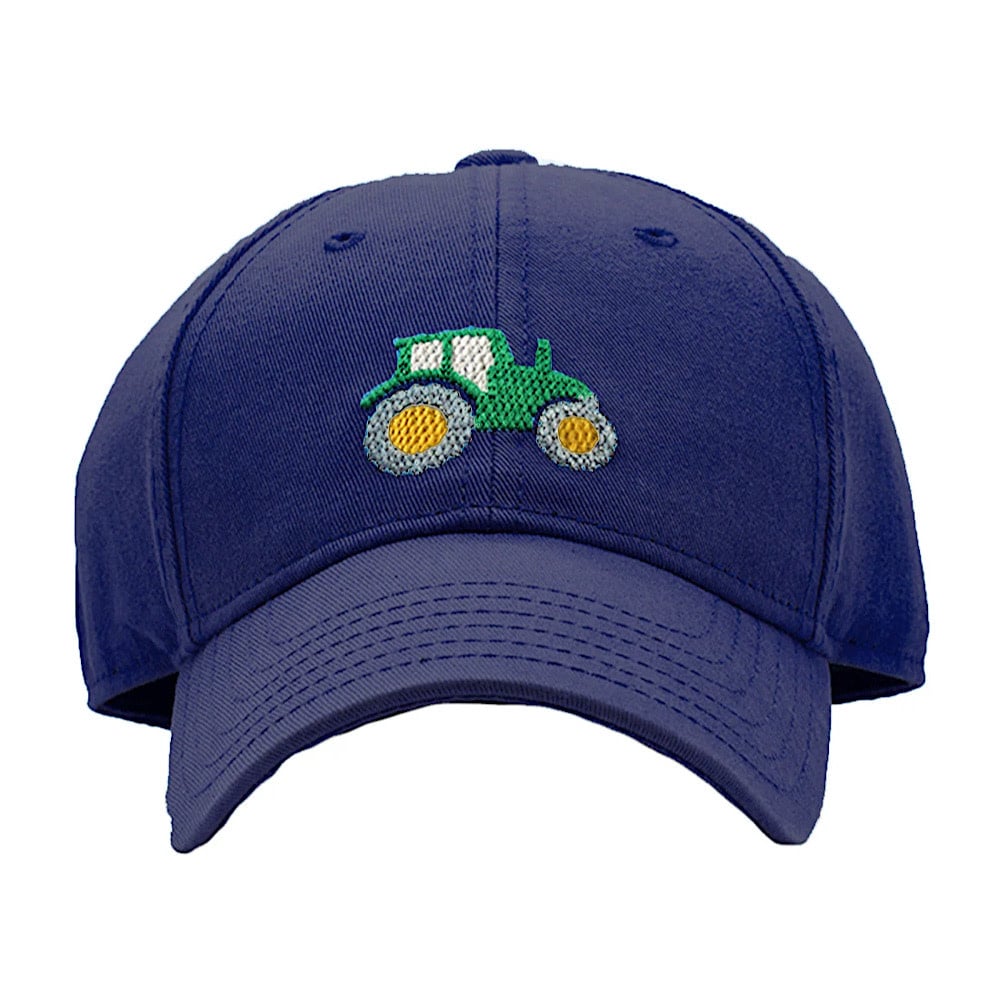 Harding Lane Kids Baseball Hat - Tractor - Navy