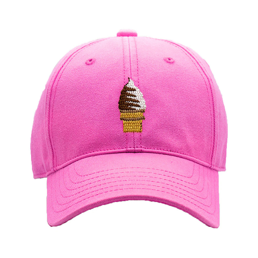 Harding Lane Kids Baseball Hat - Soft Serve - Bright Pink