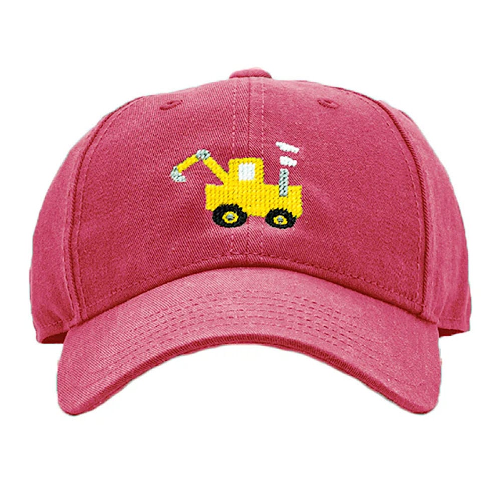 Harding Lane Harding Lane Kids Baseball Hat - Excavator - Weathered Red