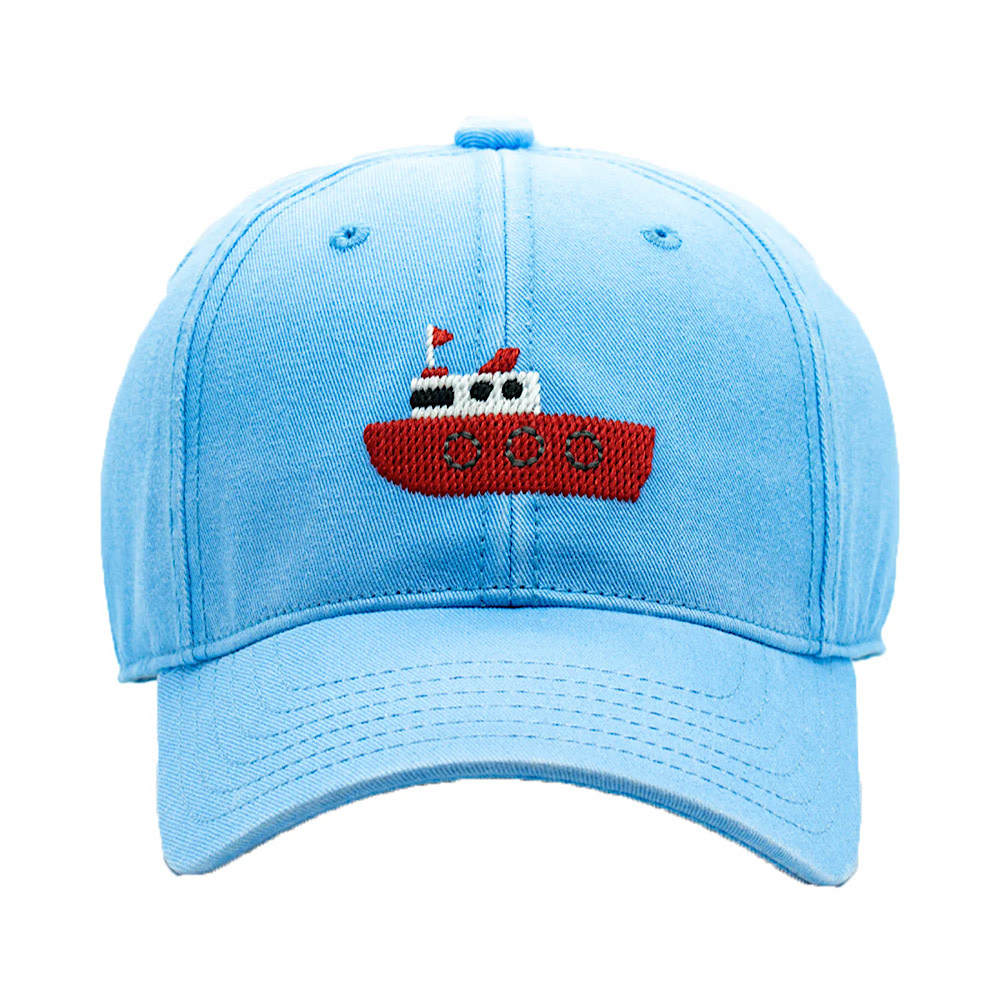 Harding Lane Harding Lane Kids Baseball Hat - Summer Boat - Summer Blue