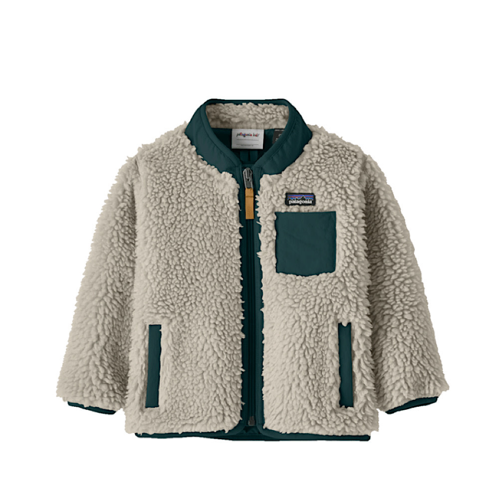Patagonia - Baby Retro-X Jacket - Natural/Cascade Green