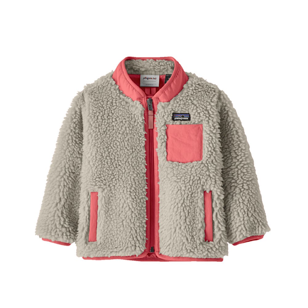 Patagonia - Baby Retro-X Jacket - Natural/Sparkle Pink