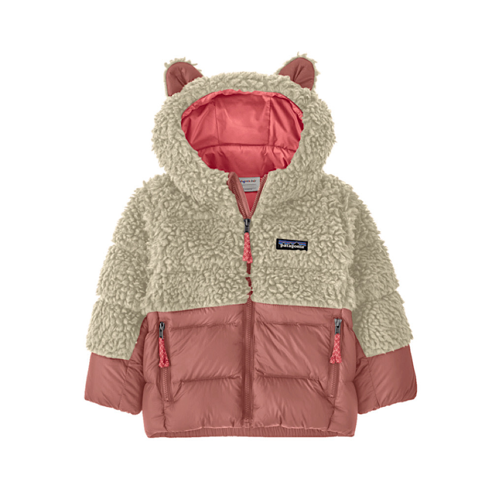 Patagonia Patagonia - Baby Hi-Loft Furry Friends Jacket - Moment Pink