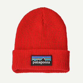 Patagonia Patagonia - Baby Logo Beanie - P-6 Logo: Sizzle Red