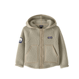 Patagonia Patagonia - Baby Retro Pile Jacket - Live Simply Whale Patch: Dark Natural