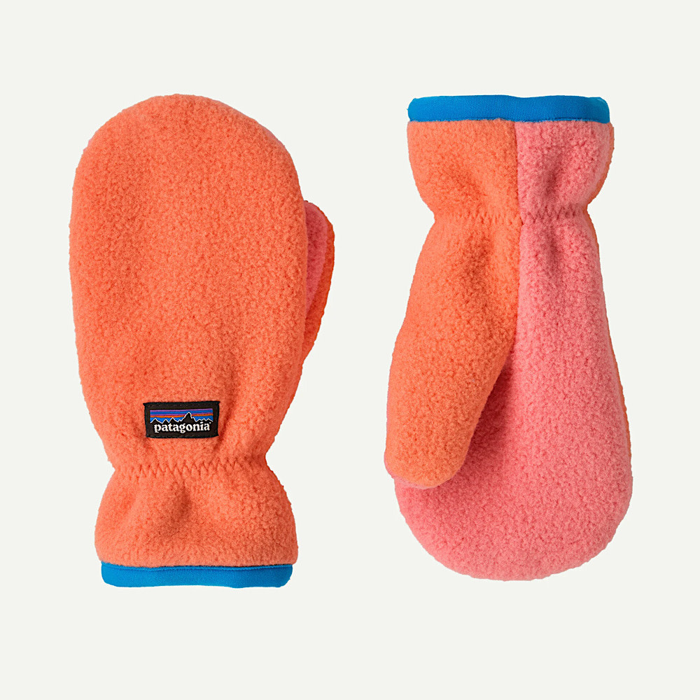 Patagonia Patagonia - Baby Pita Pocket Mittens - Orange Peel