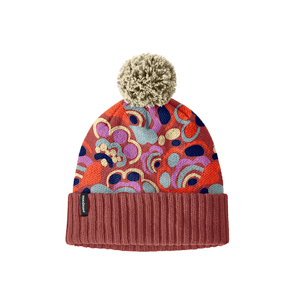 Patagonia Patagonia - Kids Powder Town Beanie - River River - Potters Red