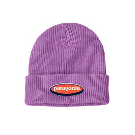 Patagonia Patagonia - Kids Logo Beanie - Oval Logo - Brisk Purple