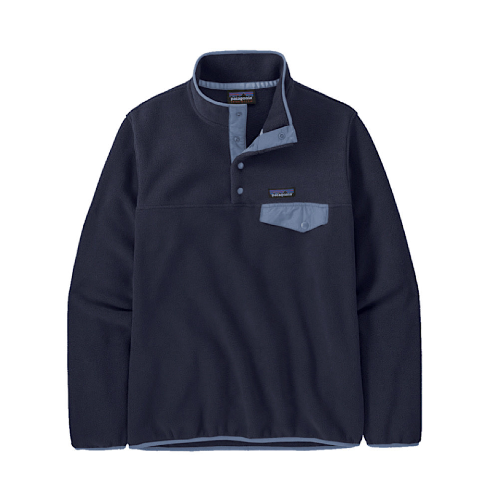 Patagonia Womens Lightweight Synch Snap-T Pullover - Sunken Blue