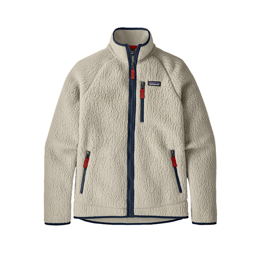 Patagonia - Mens Retro Pile Jacket - Pelican/Smolder Blue