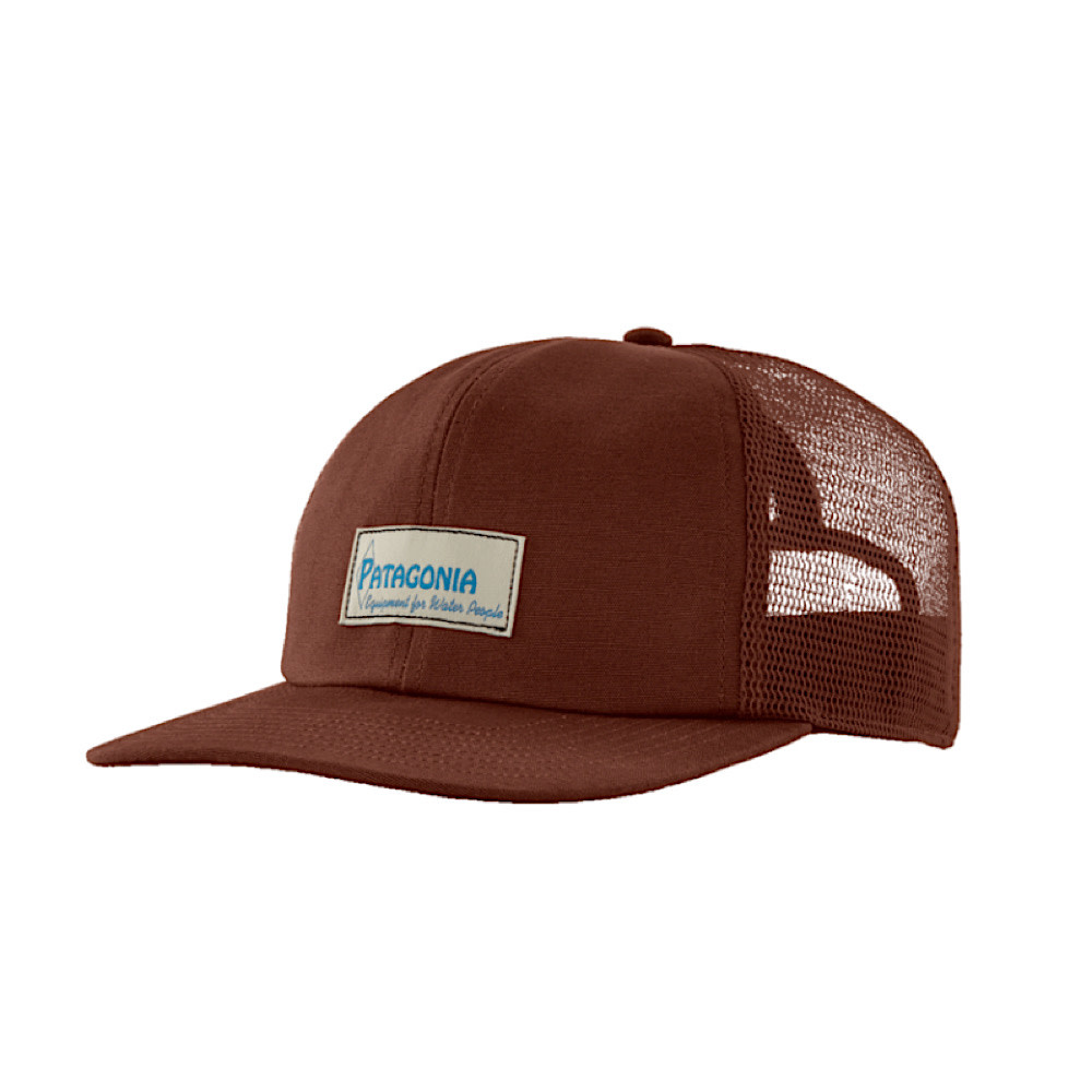 Patagonia - Relaxed Trucker Hat - Water People Label: Dried Vanilla