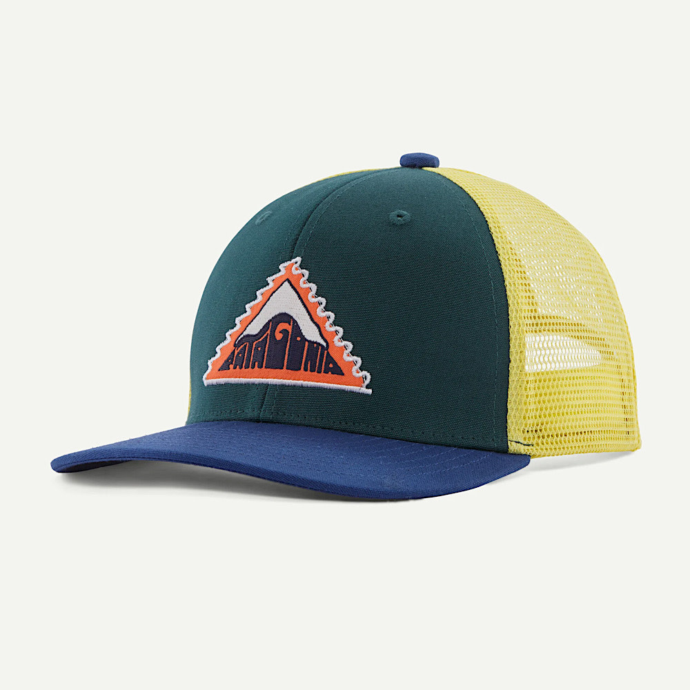 Patagonia Patagonia -  Kids Trucker Hat - Driftways Patch: Cascade Green