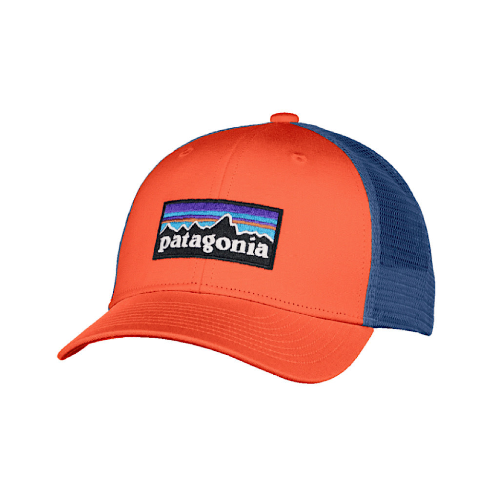 Patagonia Patagonia -  Kids Trucker Hat - P-6 Logo: Orange Peel