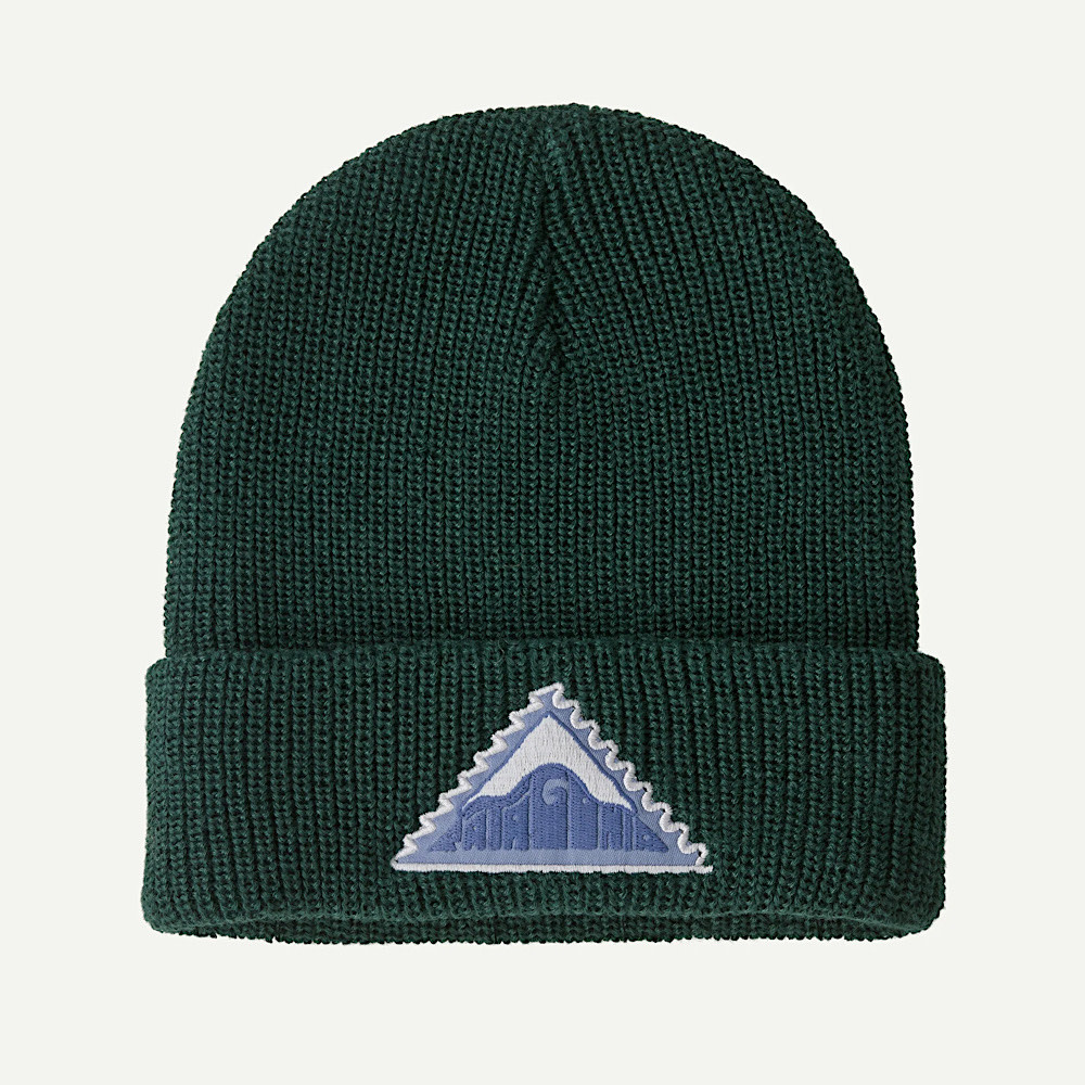 Patagonia Patagonia -  Kids Logo Beanie - Driftways Patch: Cascade Green