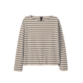 Patagonia Patagonia - Womens Long Sleeve Mariner Top - Boat Stripe: Sunken Blue