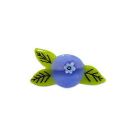 Jenny Lemons Mini Hair Claw Clip - Blueberry
