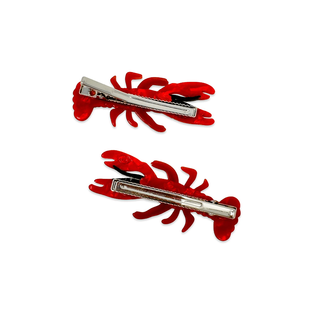 Alligator Hair Clip Set - Lobster